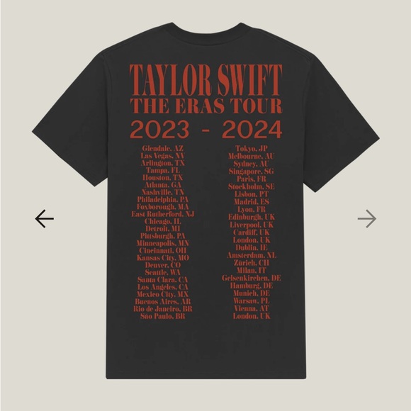 NWT Taylor Swift The Eras Tour T-Shirt - Picture 2 of 6